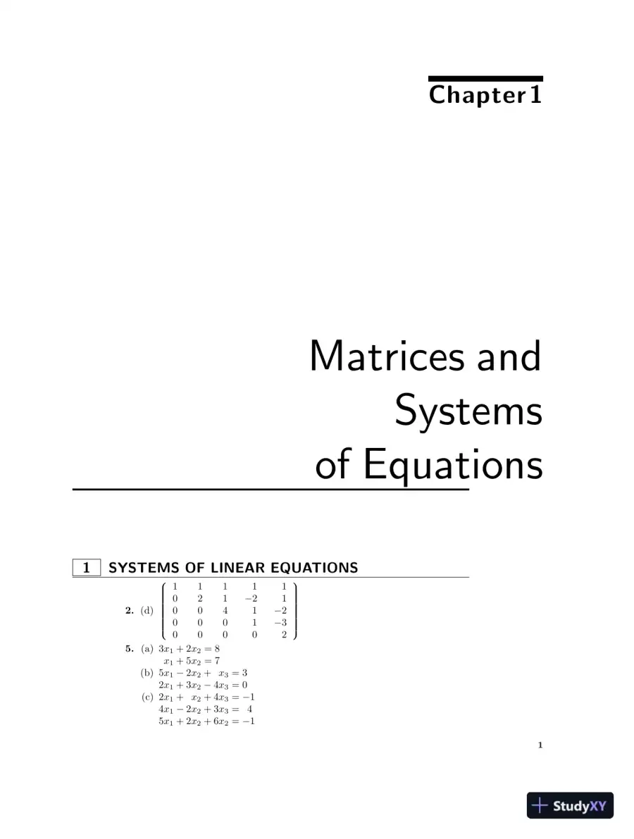 Solution Manual for Linear Algebra with Applications, 10th Edition, page 6