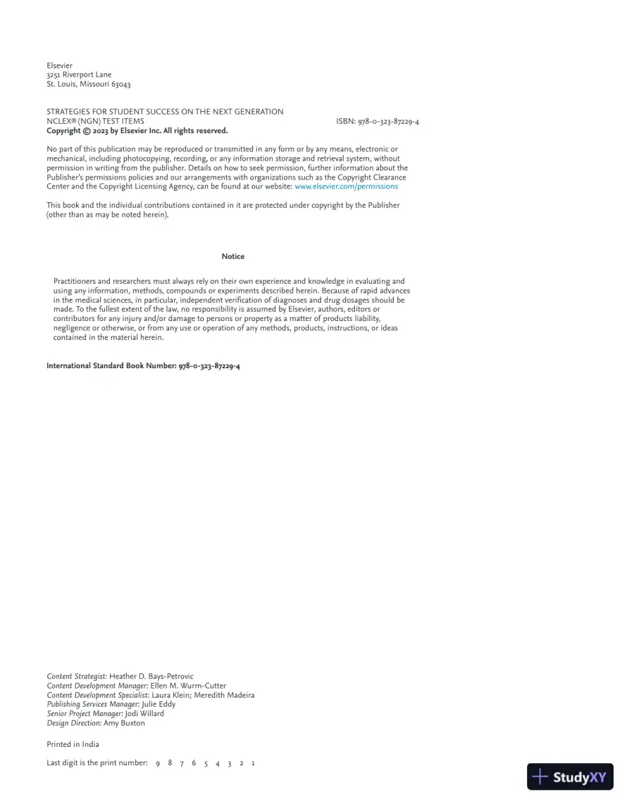 Strategies for Student Success on the Next Generation NCLEX® (NGN) Test Items (2022), page 7
