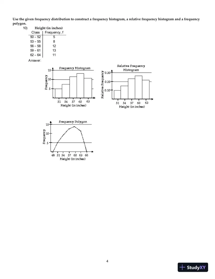 Test Bank For Elementary Statistics: Picturing the World, 7th Edition, page 14