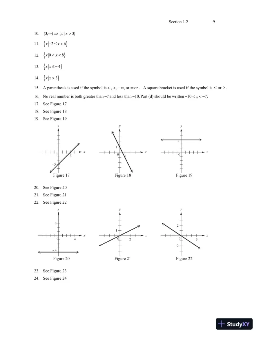 Solution Manual for A Graphical Approach to Precalculus with Limits, 7th Edition, page 12