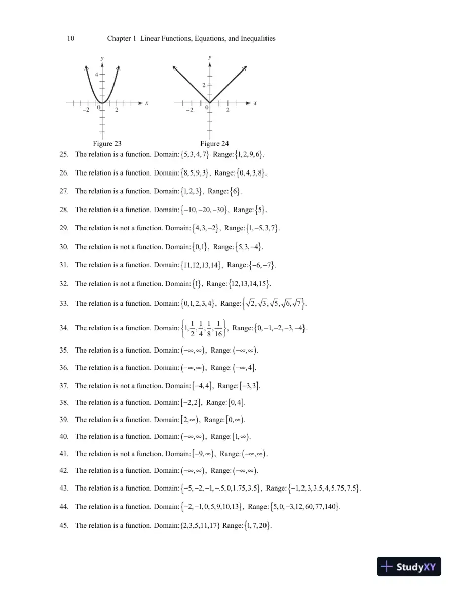 Solution Manual for A Graphical Approach to Precalculus with Limits, 7th Edition, page 13