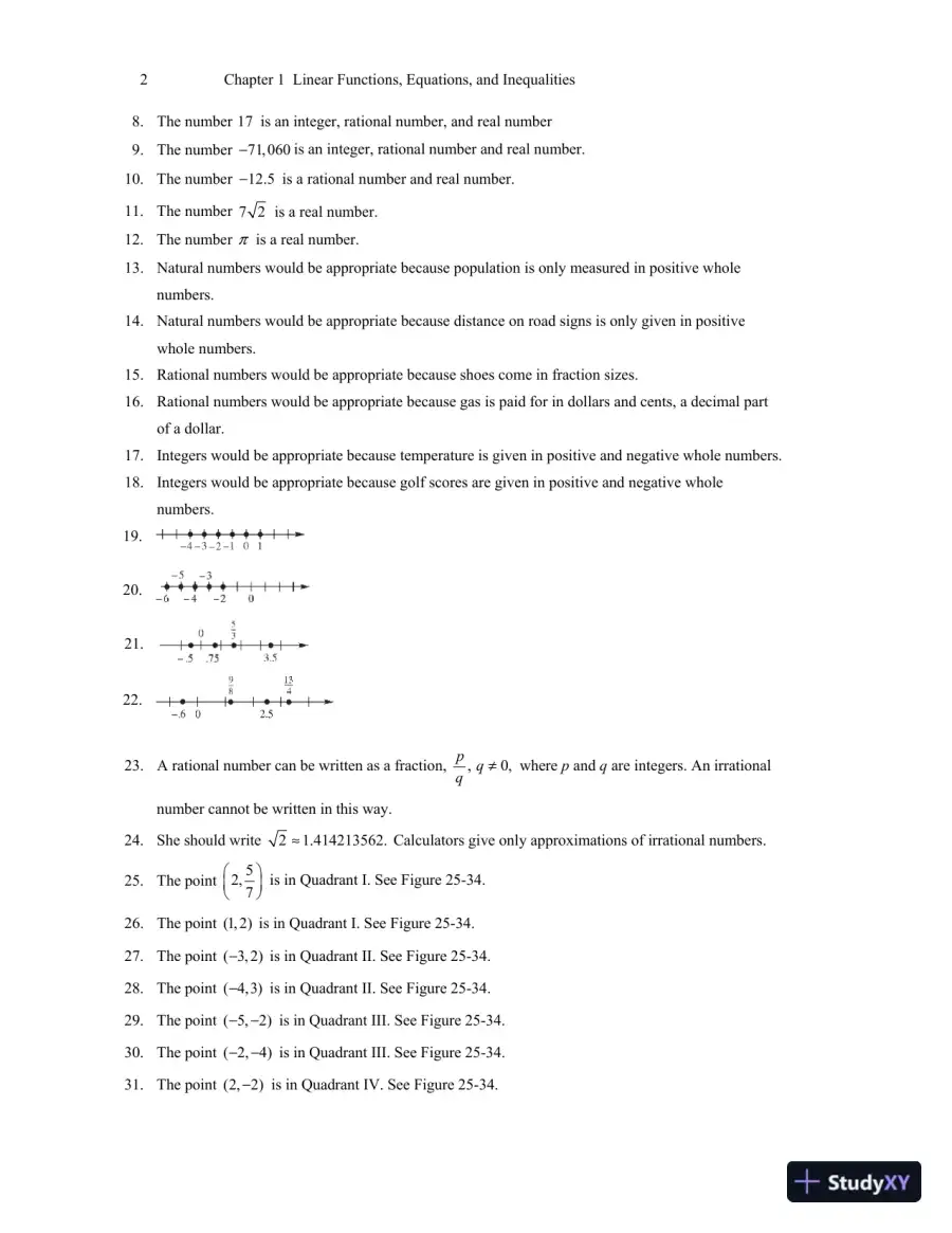 Solution Manual for A Graphical Approach to Precalculus with Limits, 7th Edition, page 5