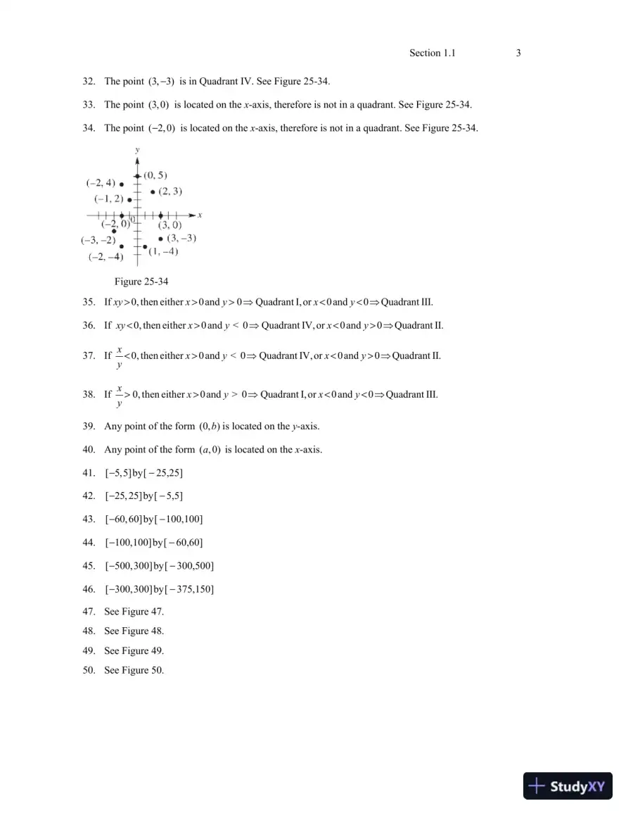 Solution Manual for A Graphical Approach to Precalculus with Limits, 7th Edition, page 6