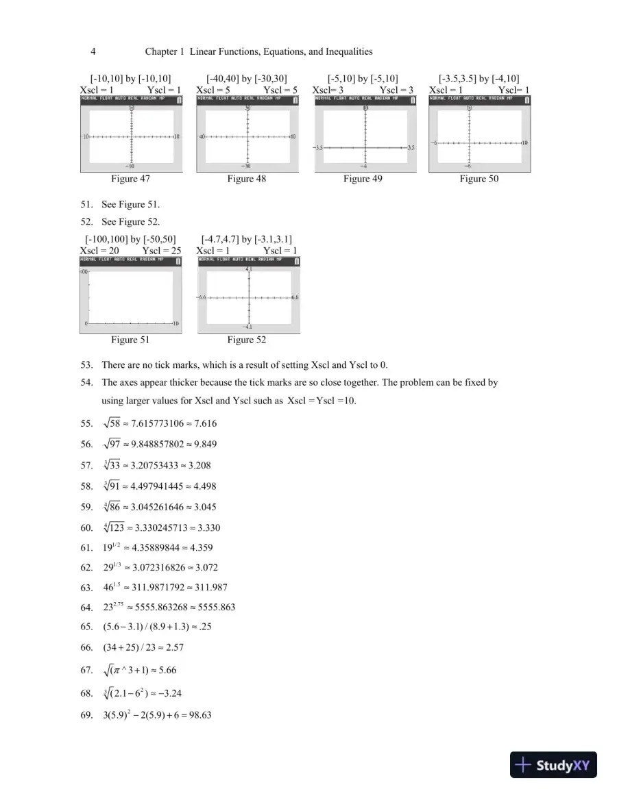 Solution Manual for A Graphical Approach to Precalculus with Limits, 7th Edition, page 7