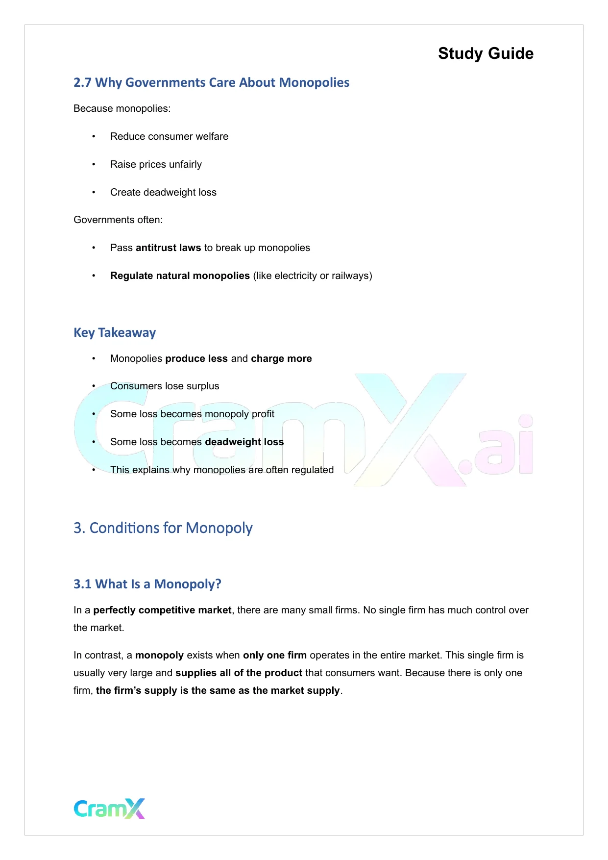 Economics - Monopoly - Page 5 preview image