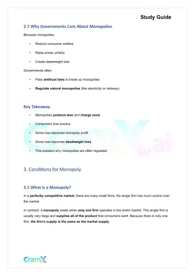 Economics - Monopoly - Page 5 preview image