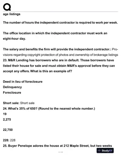 The CE Shop Construction Final Exam With Answers (100 Solved Questions) - Page 14 preview image
