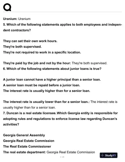 The CE Shop Construction Final Exam With Answers (100 Solved Questions) - Page 4 preview image