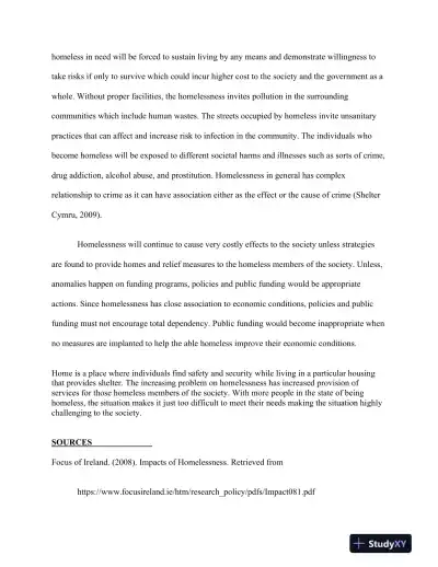 Exploring Social Problems Through a Sociological Lens: Obesity, Homelessness, and Education Inequality - Page 6 preview image