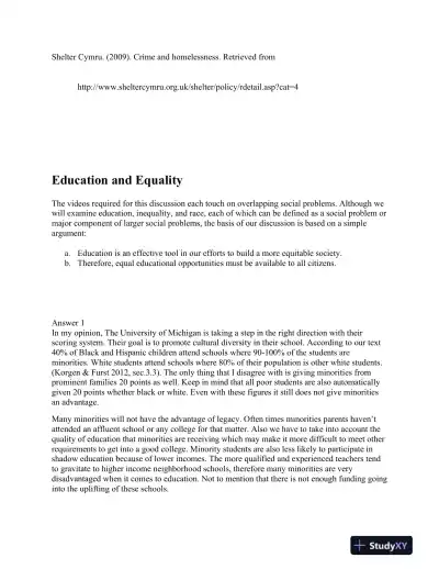 Exploring Social Problems Through a Sociological Lens: Obesity, Homelessness, and Education Inequality - Page 7 preview image