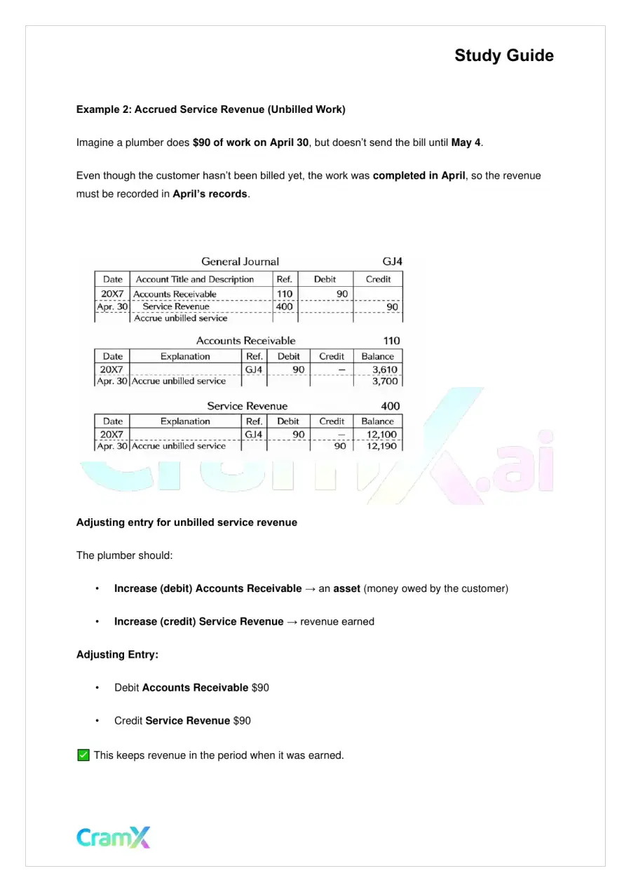 Accounting Principles I – Adjustments and Financial Statements, page 3