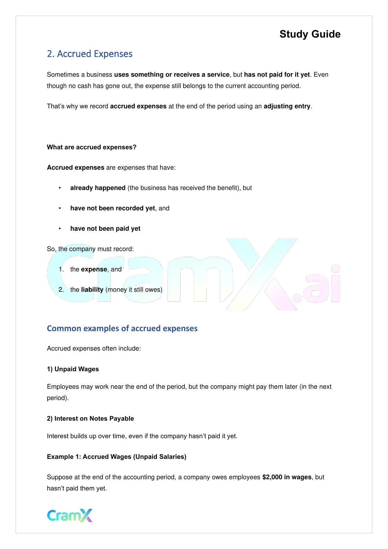 Accounting Principles I – Adjustments and Financial Statements - Page 4 preview image