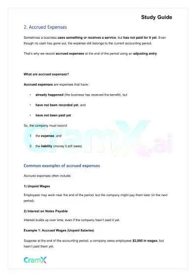 Accounting Principles I – Adjustments and Financial Statements - Page 4 preview image