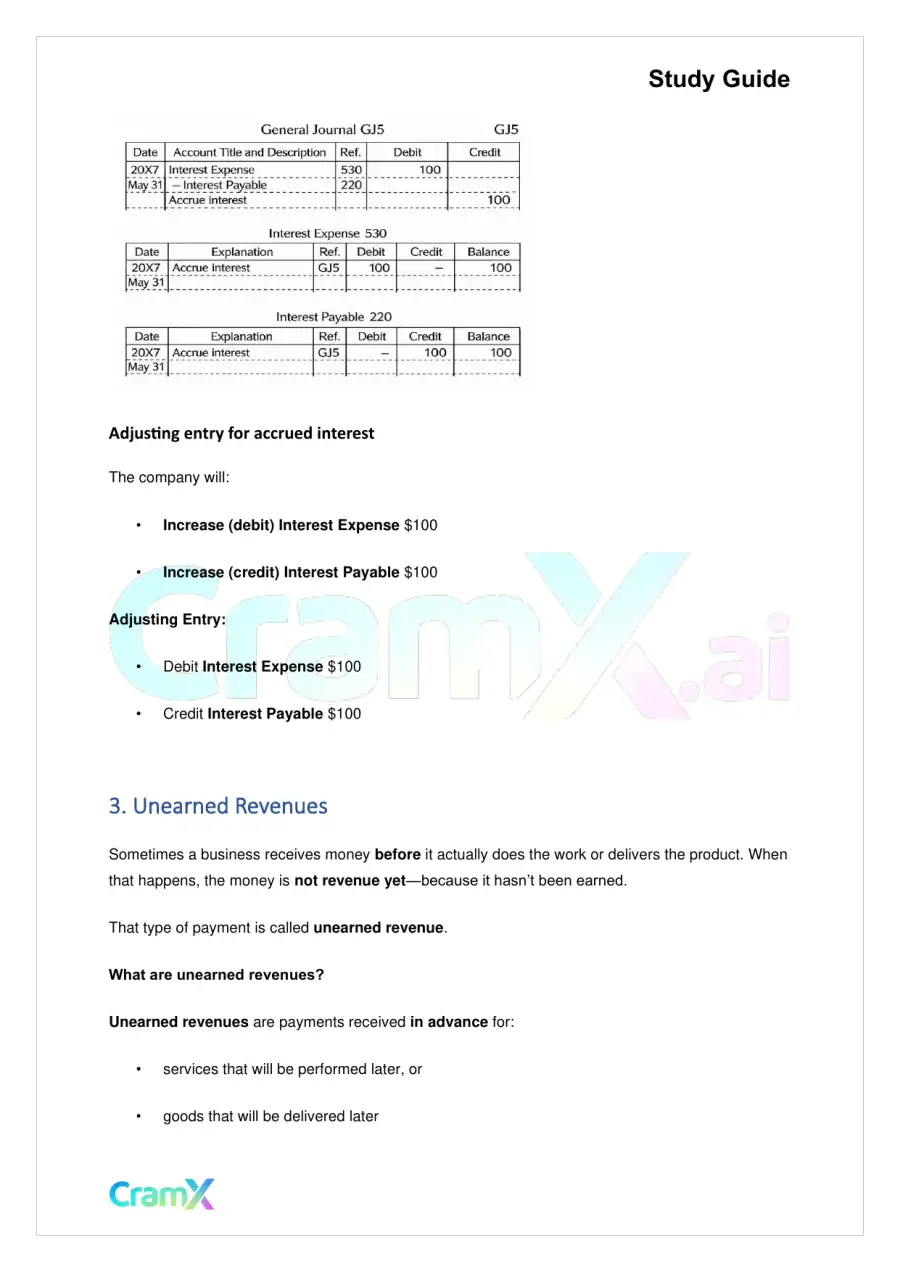 Accounting Principles I – Adjustments and Financial Statements, page 6