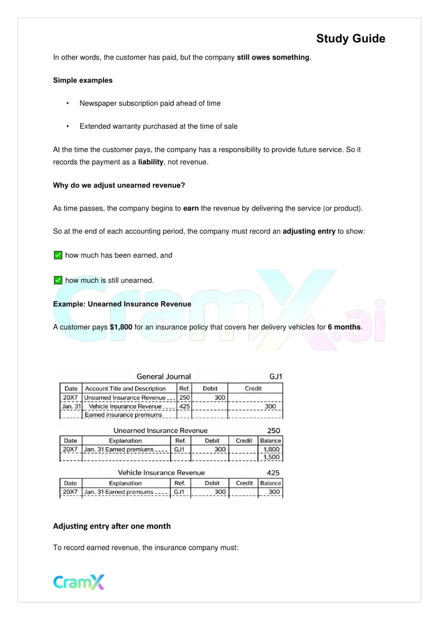 Accounting Principles I – Adjustments and Financial Statements, page 7