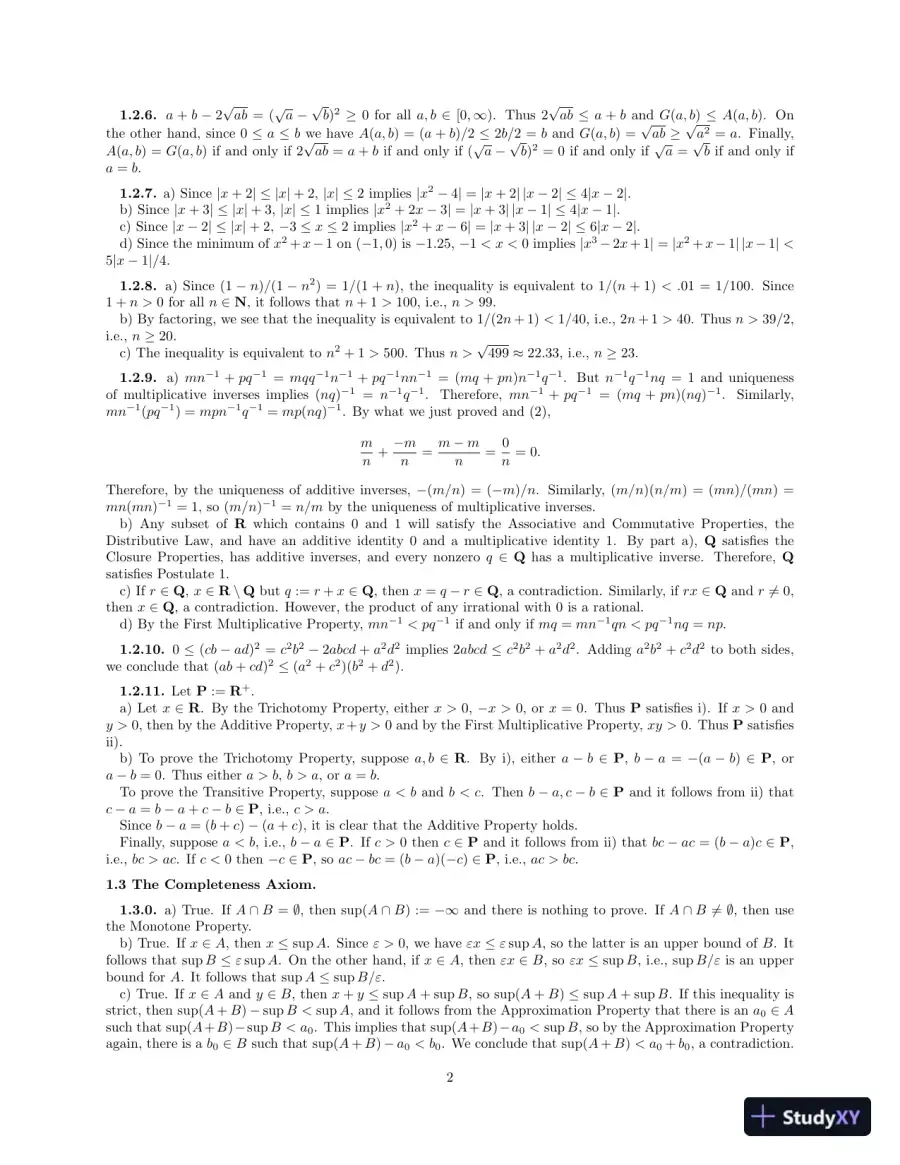 Solution Manual for An Introduction to Analysis, 4th Edition, page 7