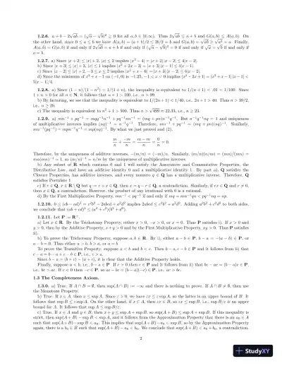 Solution Manual for An Introduction to Analysis, 4th Edition - Page 7 preview image