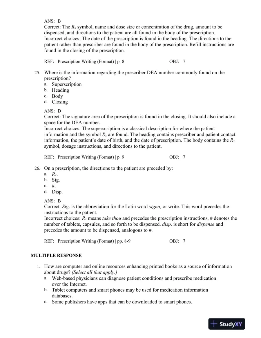 Applied Pharmacology for the Dental Hygienist 7th Edition Test Bank, page 10