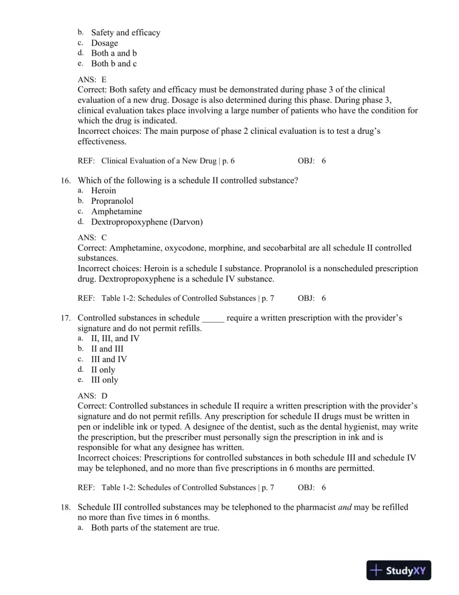 Applied Pharmacology for the Dental Hygienist 7th Edition Test Bank, page 7