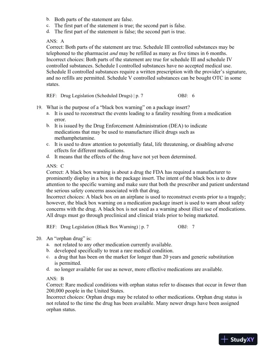 Applied Pharmacology for the Dental Hygienist 7th Edition Test Bank, page 8