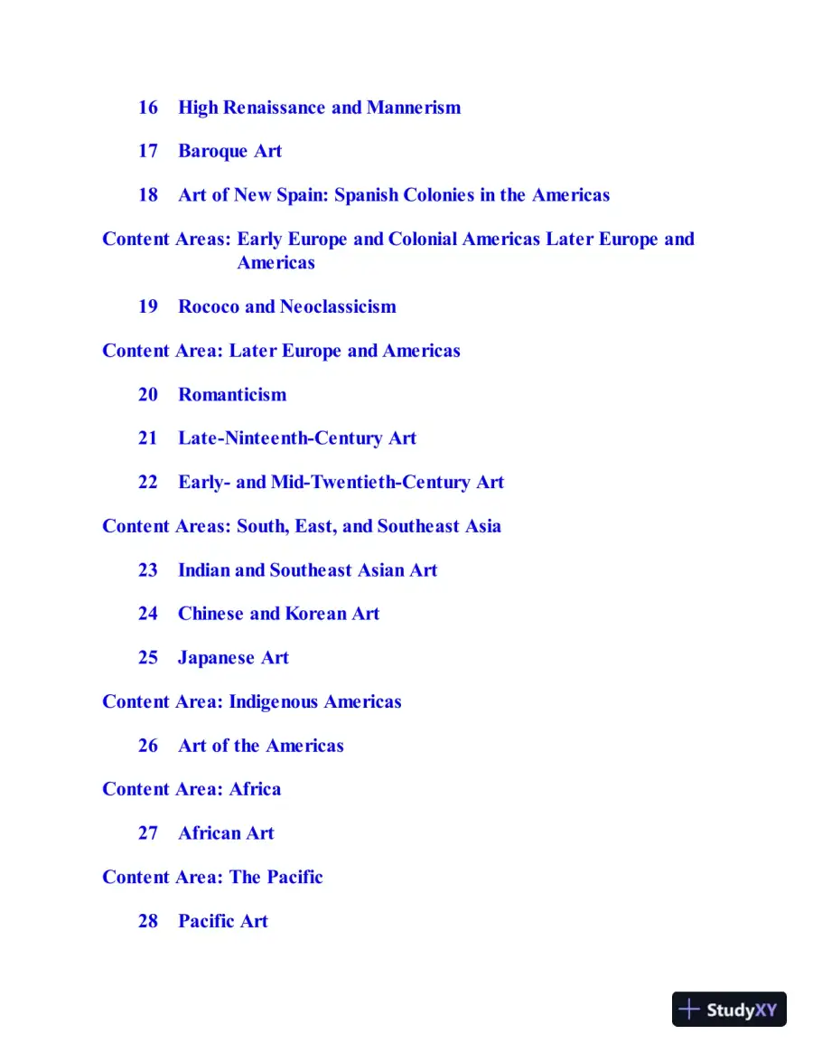 AP Art History: With 5 Practice Tests, 5th Edition (2021), page 11