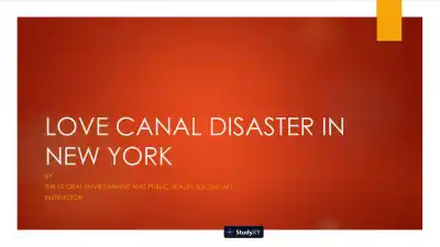 Love Canal Disaster In New York - Page 1 preview image