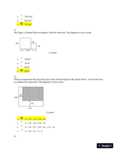 Geometry Practice Test: Angles, Shapes, And Properties - Page 5 preview image