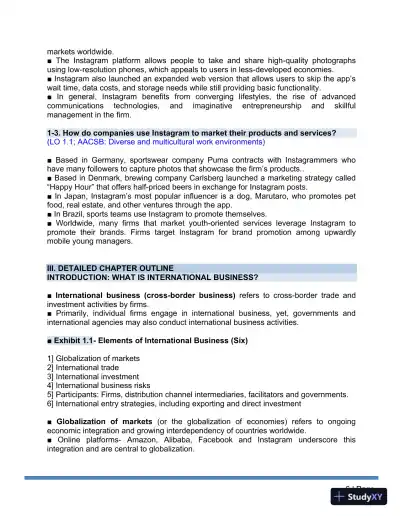 Solution Manual for International Business A Managerial Perspective, 9th Edition - Page 11 preview image