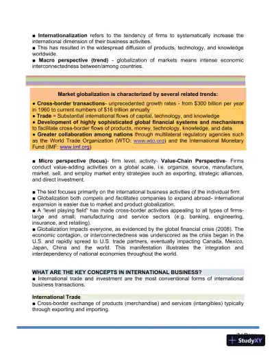 Solution Manual for International Business A Managerial Perspective, 9th Edition - Page 12 preview image