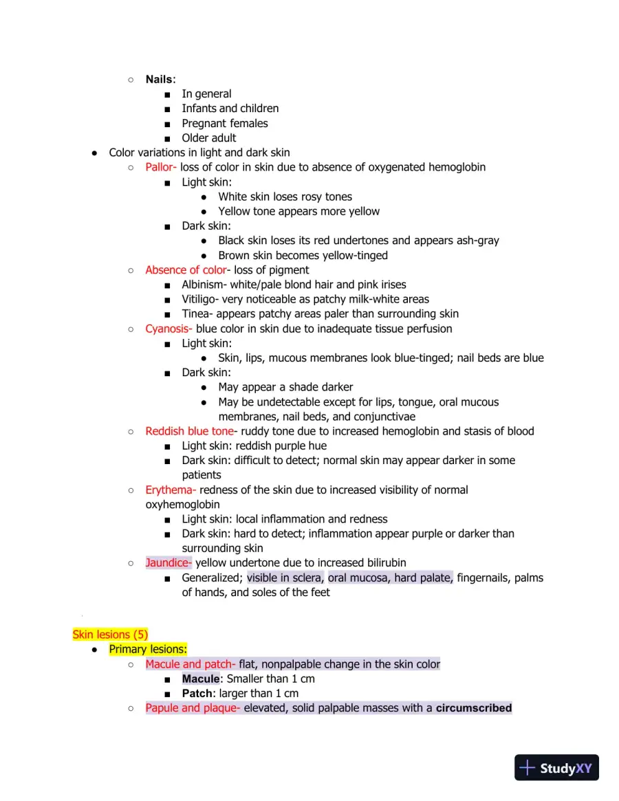 2024-2025 NURS190 Physical Assessment Final Exam (30 Solved Assessments), page 6