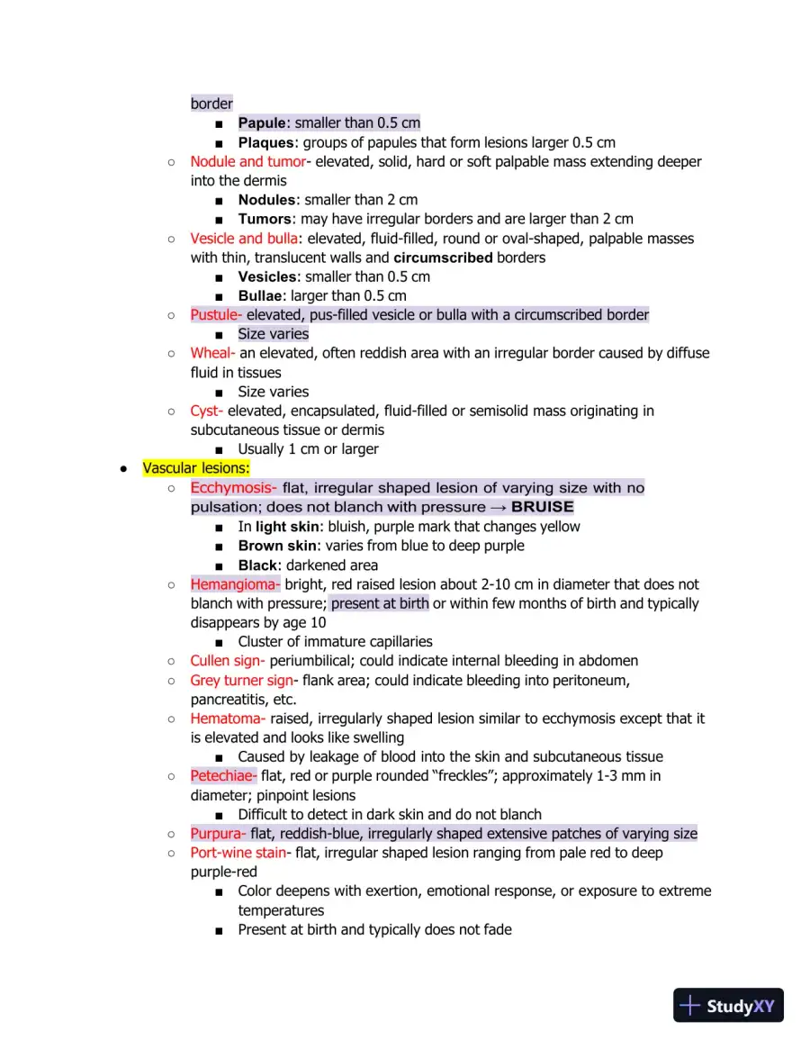 2024-2025 NURS190 Physical Assessment Final Exam (30 Solved Assessments), page 7