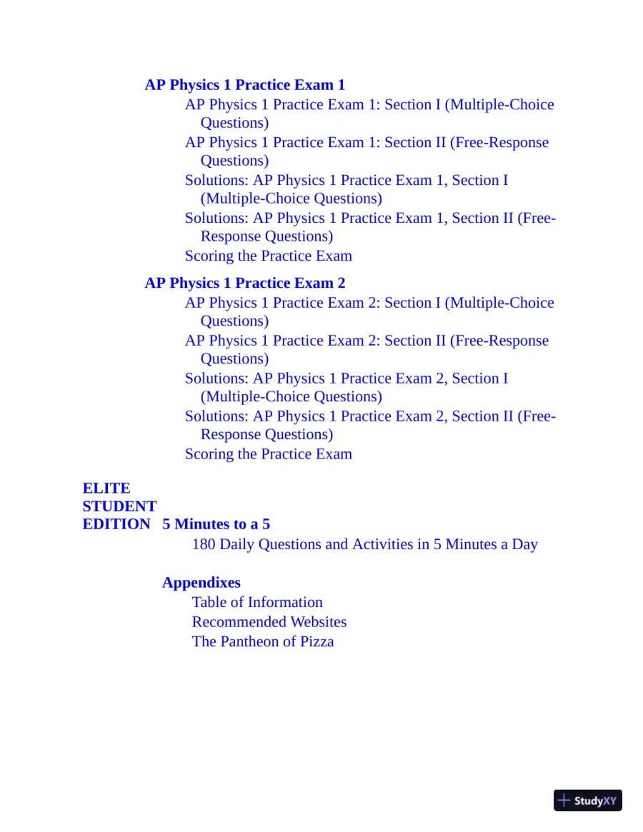 5 Steps to a 5: AP Physics 1 Algebra-Based 2021 Elite Student Edition (2020), page 17