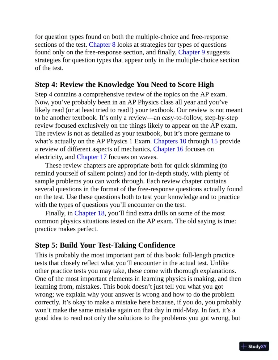 5 Steps to a 5: AP Physics 1 Algebra-Based 2021 Elite Student Edition (2020), page 25