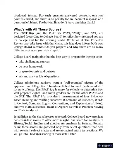 Princeton Review PSAT 8/9 Prep (2021) - Page 16 preview image