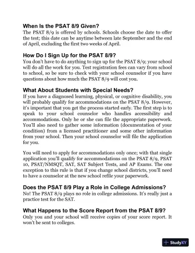 Princeton Review PSAT 8/9 Prep (2021) - Page 17 preview image