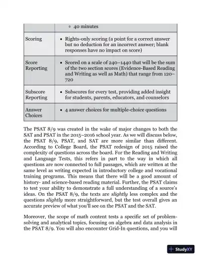 Princeton Review PSAT 8/9 Prep (2021) - Page 24 preview image