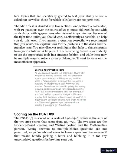 Princeton Review PSAT 8/9 Prep (2021) - Page 25 preview image