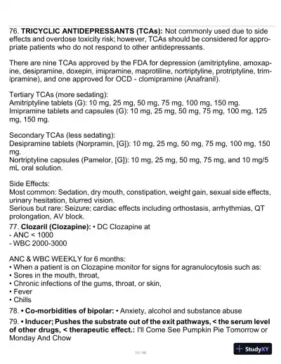 2023-2024 PMHNP Certification Exam with Answers (479 Solved Questions) - Page 11 preview image