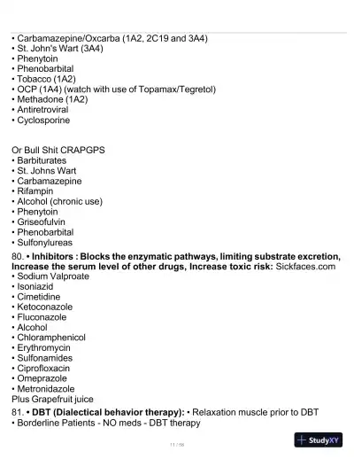 2023-2024 PMHNP Certification Exam with Answers (479 Solved Questions) - Page 12 preview image