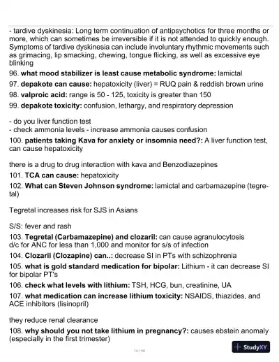 2023-2024 PMHNP Certification Exam with Answers (479 Solved Questions) - Page 15 preview image
