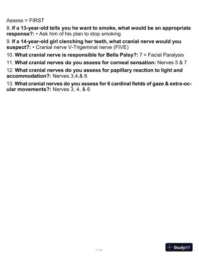 2023-2024 PMHNP Certification Exam with Answers (479 Solved Questions) - Page 3 preview image