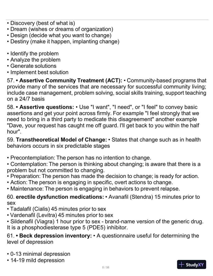 2023-2024 PMHNP Certification Exam with Answers (479 Solved Questions), page 9
