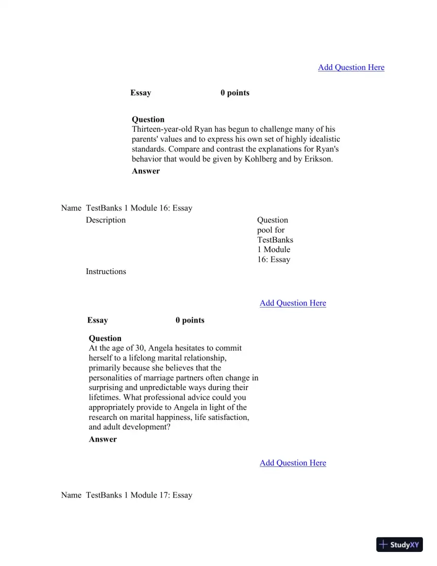 Test Bank For Psychology in Modules, 10th Edition, page 13