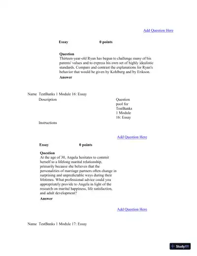 Test Bank For Psychology in Modules, 10th Edition - Page 13 preview image