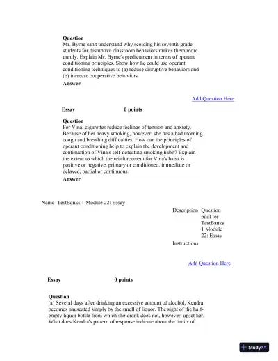 Test Bank For Psychology in Modules, 10th Edition - Page 17 preview image