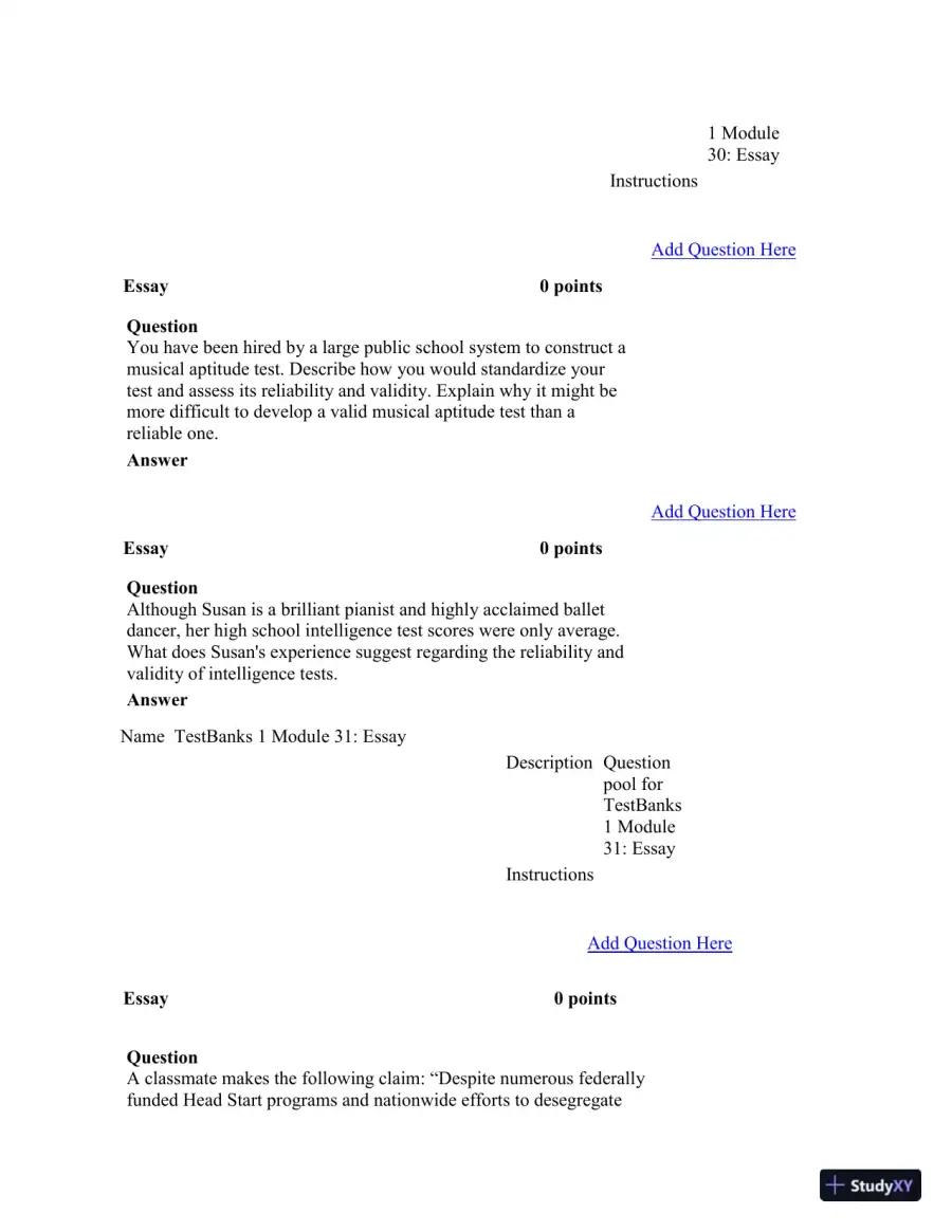 Test Bank For Psychology in Modules, 10th Edition, page 23