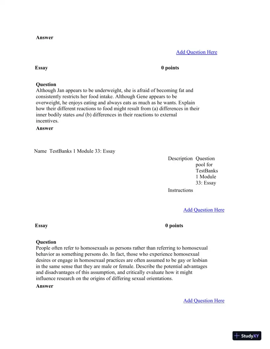 Test Bank For Psychology in Modules, 10th Edition, page 25