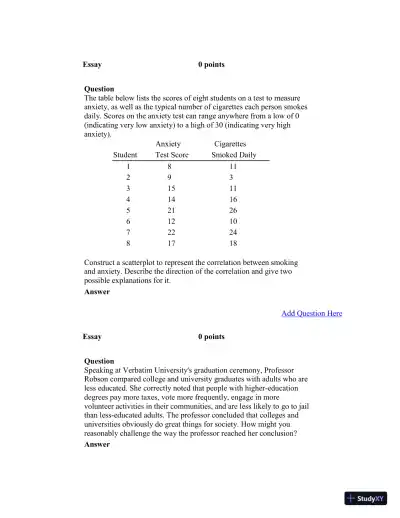Test Bank For Psychology in Modules, 10th Edition - Page 4 preview image