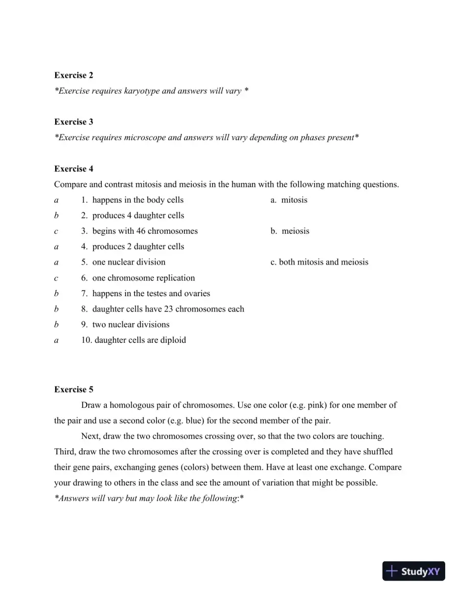 Solution Manual for Method and Practice in Biological Anthropology: A Workbook and Laboratory Manual for Introductory Courses, 2nd Edition, page 10