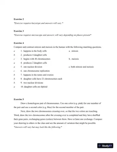 Solution Manual for Method and Practice in Biological Anthropology: A Workbook and Laboratory Manual for Introductory Courses, 2nd Edition - Page 10 preview image